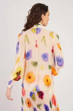 Flash Sale Blouse imprimée manches longues FEDERICA Les Blouses, Chemisiers & Tops