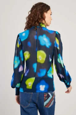 Flash Sale Blouse imprimée manches longues FEDERICA Les Blouses, Chemisiers & Tops