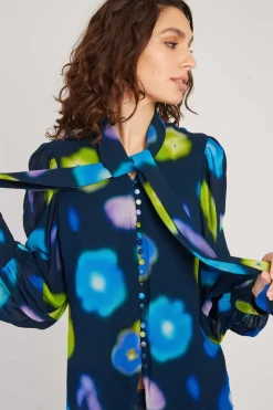 Flash Sale Blouse imprimée manches longues FEDERICA Les Blouses, Chemisiers & Tops