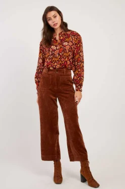 Sale Blouse imprimée manches longues FANCY Les Blouses, Chemisiers & Tops