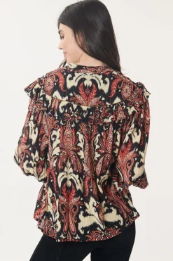 Cheap Blouse Imprimée Paisley BASTIANE Les Blouses, Chemisiers & Tops