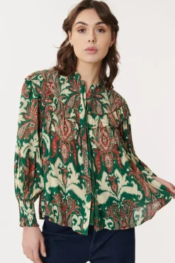 Cheap Blouse Imprimée Paisley BASTIANE Les Blouses, Chemisiers & Tops