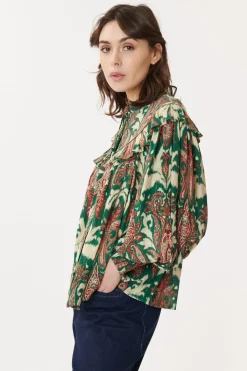 Cheap Blouse Imprimée Paisley BASTIANE Les Blouses, Chemisiers & Tops