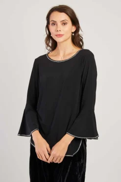 Cheap Blouse unie manches longues HAMILTON Les Blouses, Chemisiers & Tops