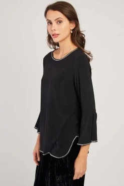 Cheap Blouse unie manches longues HAMILTON Les Blouses, Chemisiers & Tops