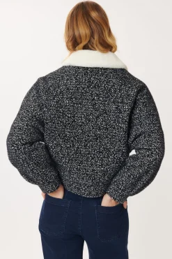 Shop Blouson tissu mélangé CASSIOPEE Les Manteaux, Vestes & Doudounes