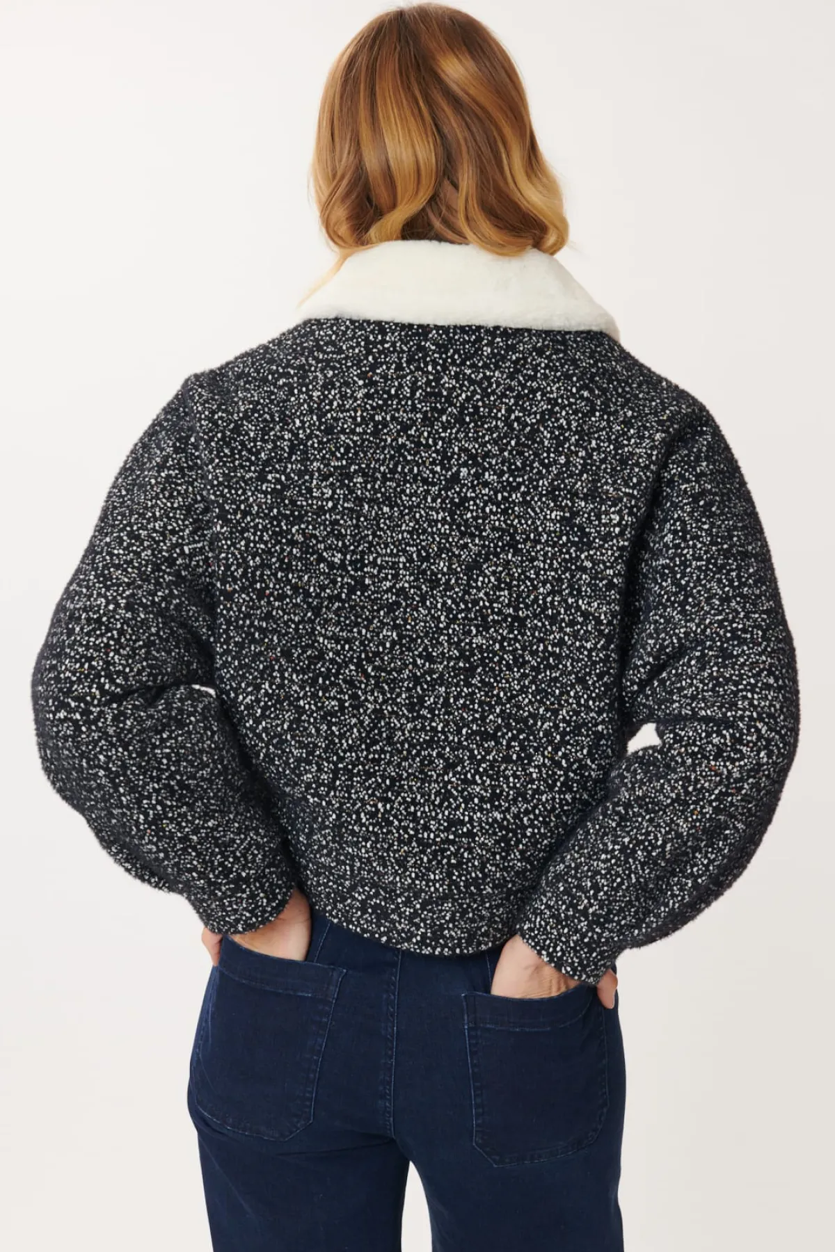 Shop Blouson tissu mélangé CASSIOPEE Les Manteaux, Vestes & Doudounes