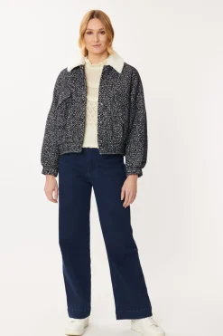 Shop Blouson tissu mélangé CASSIOPEE Les Manteaux, Vestes & Doudounes