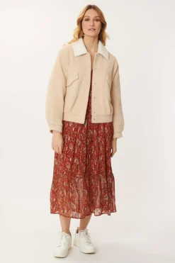 Shop Blouson tissu mélangé CASSIOPEE Les Manteaux, Vestes & Doudounes