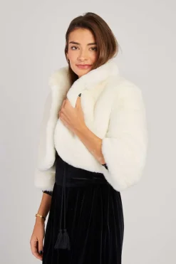 Best Sale Boléro en fausse fourrure LANA Les Manteaux, Vestes & Doudounes