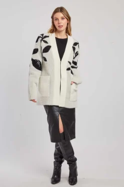 Online Cardigan à col V et manches longues en laine DEBBIE La Maille|Les Gilets, Cardigans & Pulls