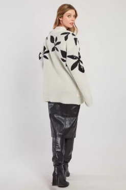 Online Cardigan à col V et manches longues en laine DEBBIE La Maille|Les Gilets, Cardigans & Pulls