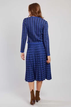 Best Sale Cardigan bicolore en maille avec motif imprimé DAISY Les Gilets, Cardigans & Pulls