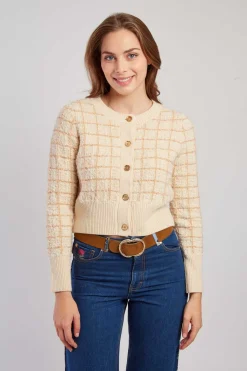 Sale Cardigan en maille à carreaux DAMIENNE La Maille|Les Gilets, Cardigans & Pulls