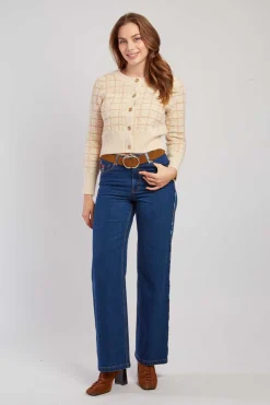 Sale Cardigan en maille à carreaux DAMIENNE La Maille|Les Gilets, Cardigans & Pulls