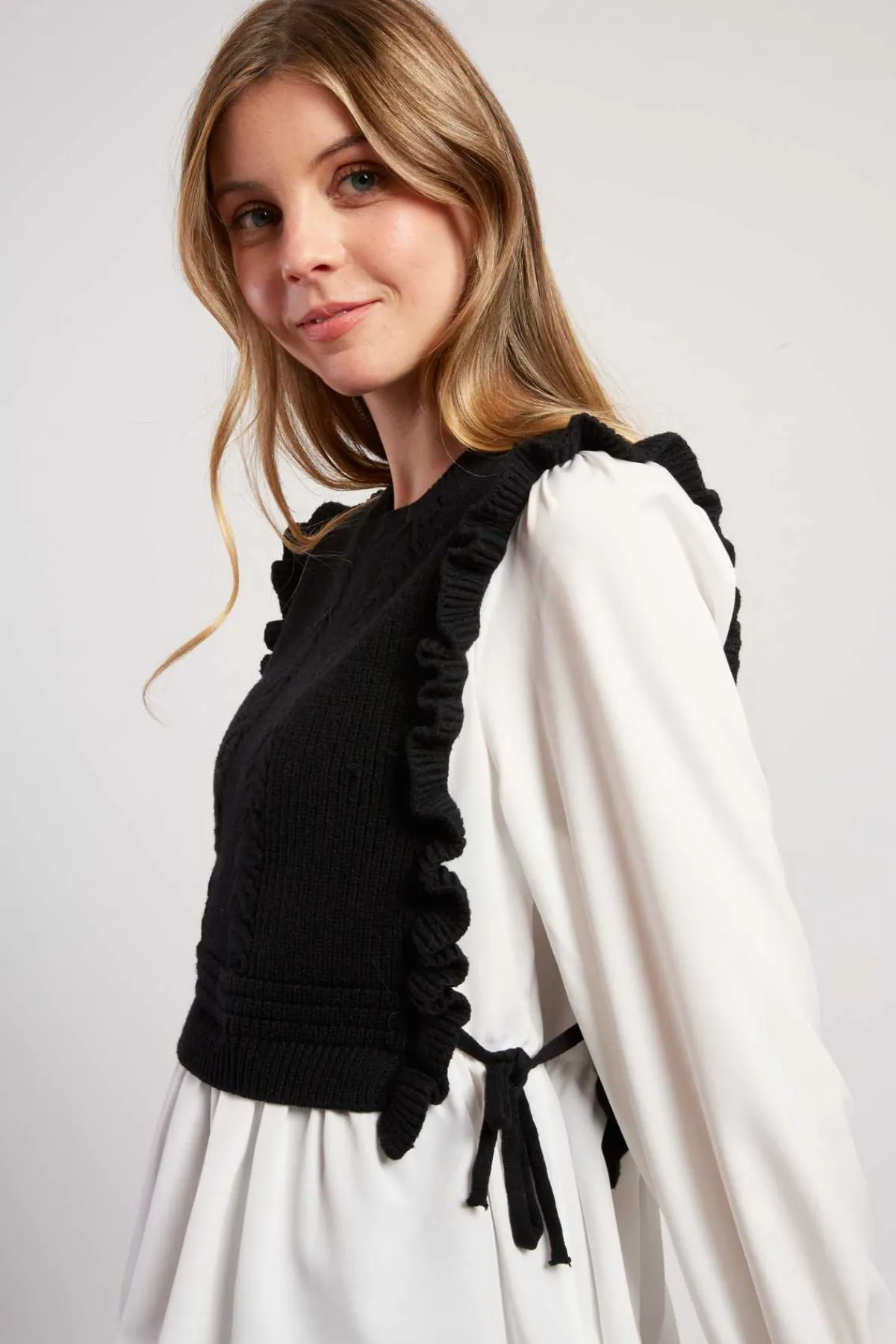 Best Chemise avec pull intégré CAMELIA Les Blouses, Chemisiers & Tops