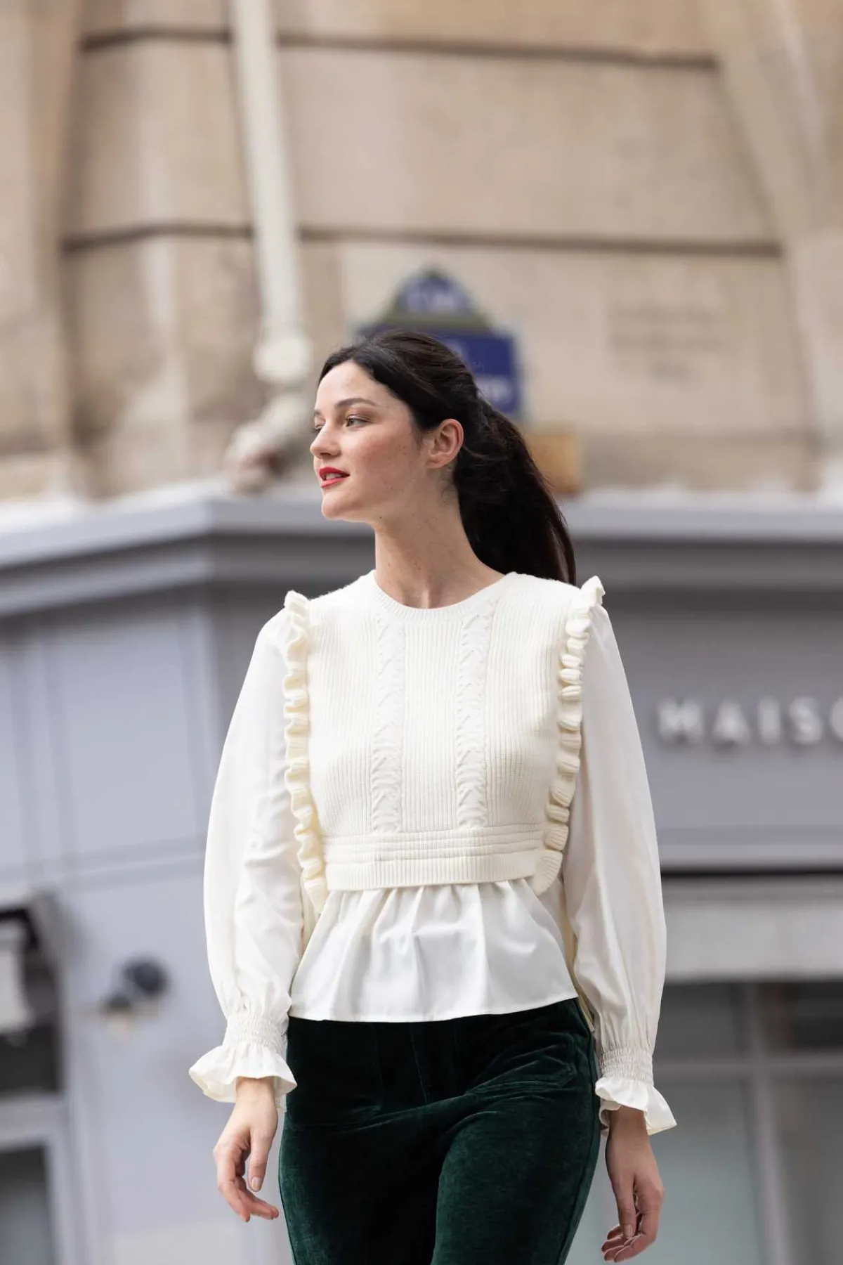 Best Chemise avec pull intégré CAMELIA Les Blouses, Chemisiers & Tops