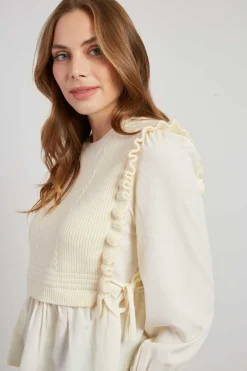 Best Chemise avec pull intégré CAMELIA Les Blouses, Chemisiers & Tops