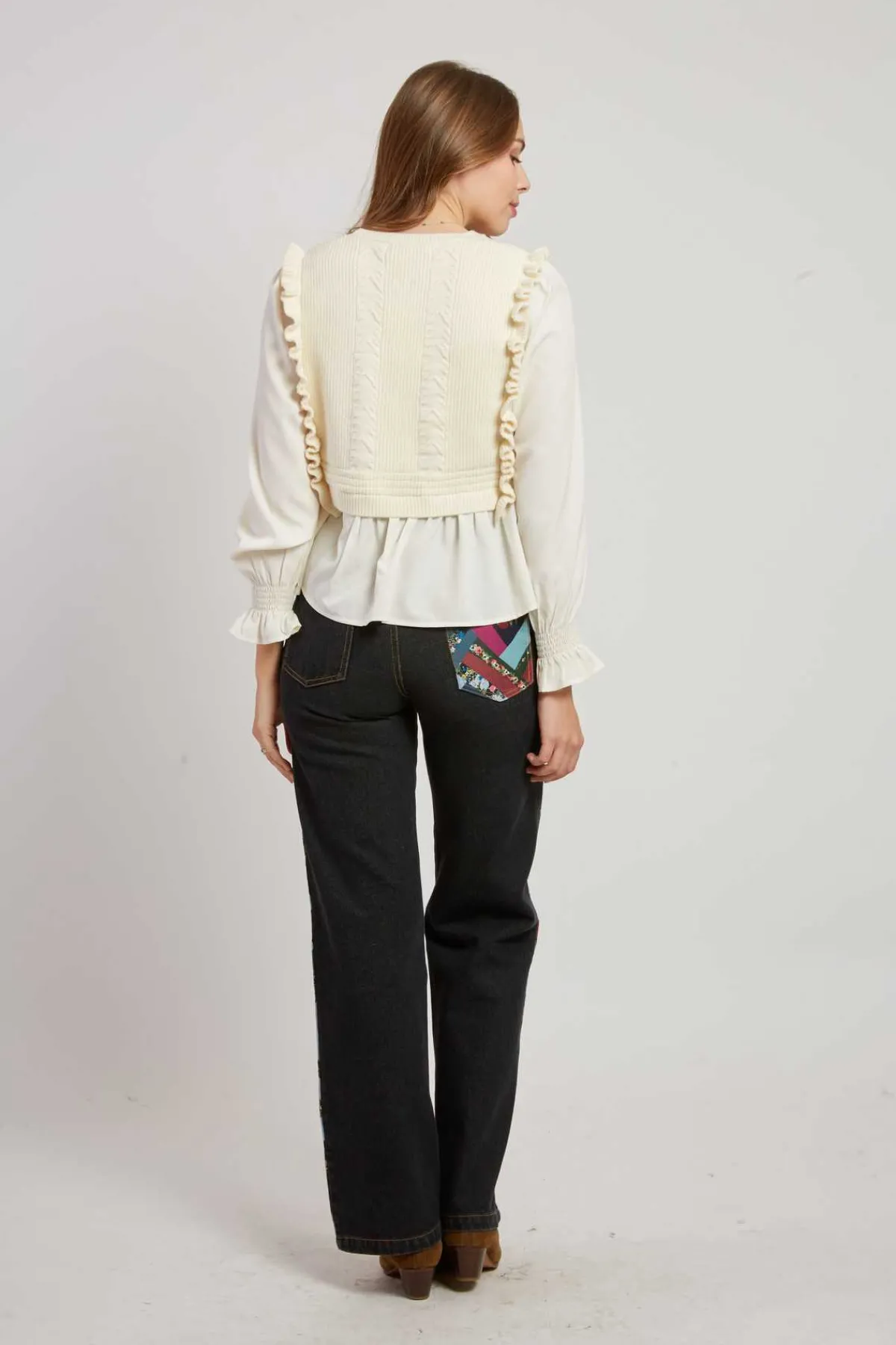 Best Chemise avec pull intégré CAMELIA Les Blouses, Chemisiers & Tops