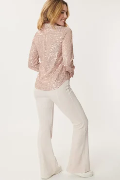 Best Sale Chemise en Sequins MAGGIE Les Blouses, Chemisiers & Tops