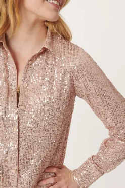 Best Sale Chemise en Sequins MAGGIE Les Blouses, Chemisiers & Tops