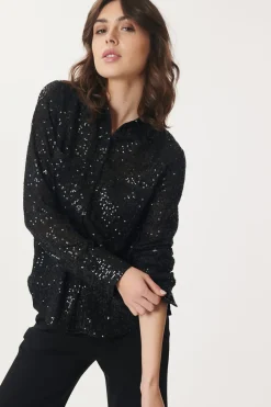 Best Sale Chemise en Sequins MAGGIE Les Blouses, Chemisiers & Tops