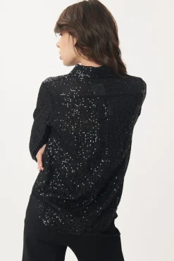 Best Sale Chemise en Sequins MAGGIE Les Blouses, Chemisiers & Tops