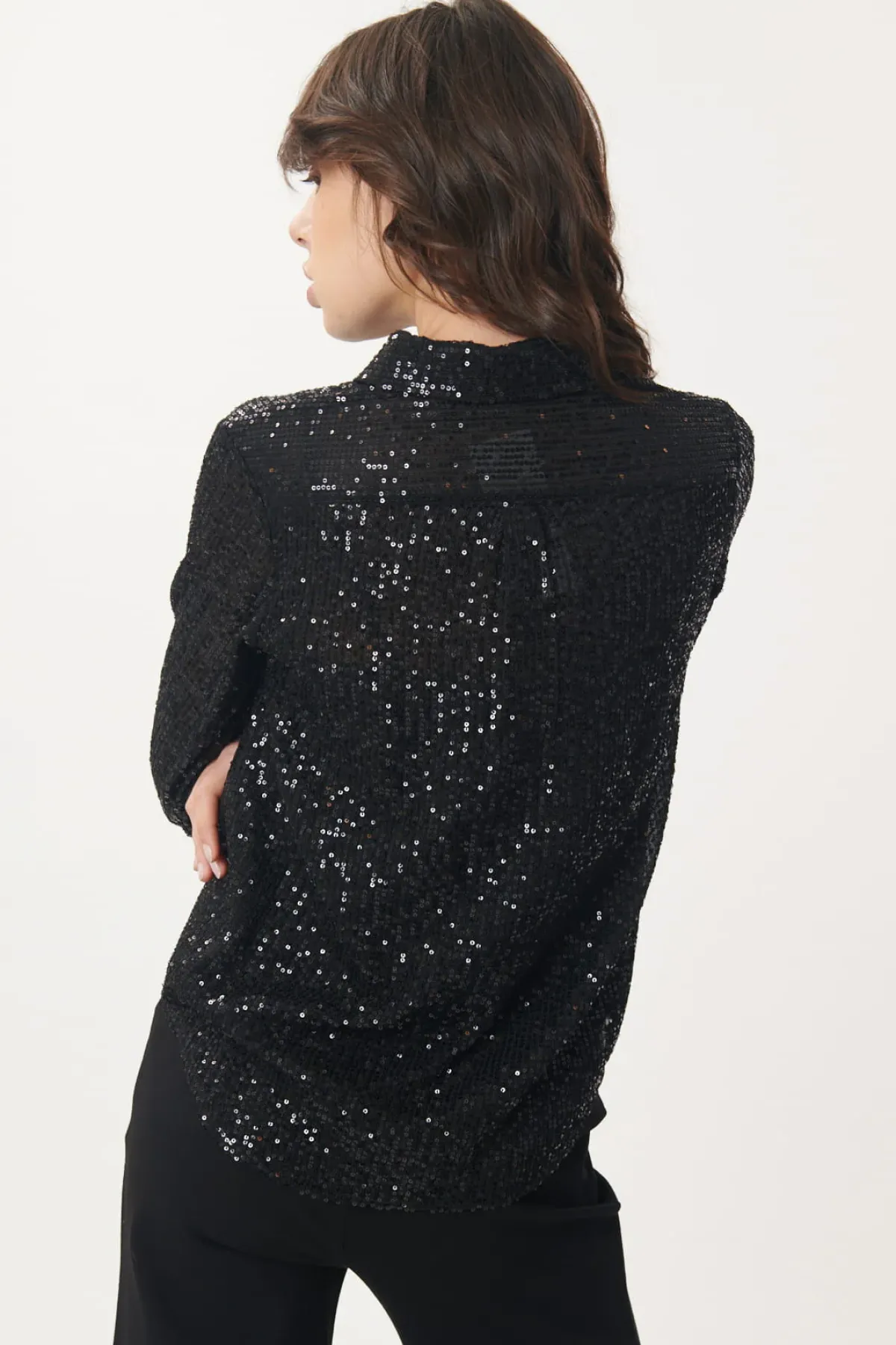 Best Sale Chemise en Sequins MAGGIE Les Blouses, Chemisiers & Tops