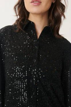 Best Sale Chemise en Sequins MAGGIE Les Blouses, Chemisiers & Tops