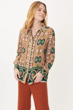 Cheap Chemise Ethnique BENJAMINE Les Blouses, Chemisiers & Tops