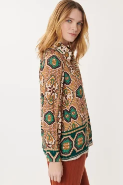 Cheap Chemise Ethnique BENJAMINE Les Blouses, Chemisiers & Tops