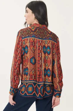 Cheap Chemise Ethnique BENJAMINE Les Blouses, Chemisiers & Tops