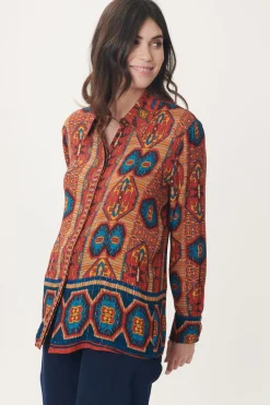 Cheap Chemise Ethnique BENJAMINE Les Blouses, Chemisiers & Tops