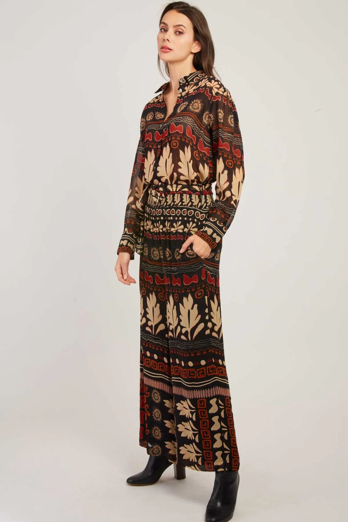 Best Chemise fluide imprimée floral FANTAISIE Les Blouses, Chemisiers & Tops