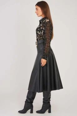 Store Chemise fluide imprimée transparente FALBALA Les Blouses, Chemisiers & Tops