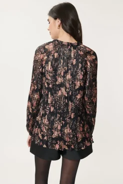 Online Chemise imprimée et lurex BERANGERE Les Blouses, Chemisiers & Tops