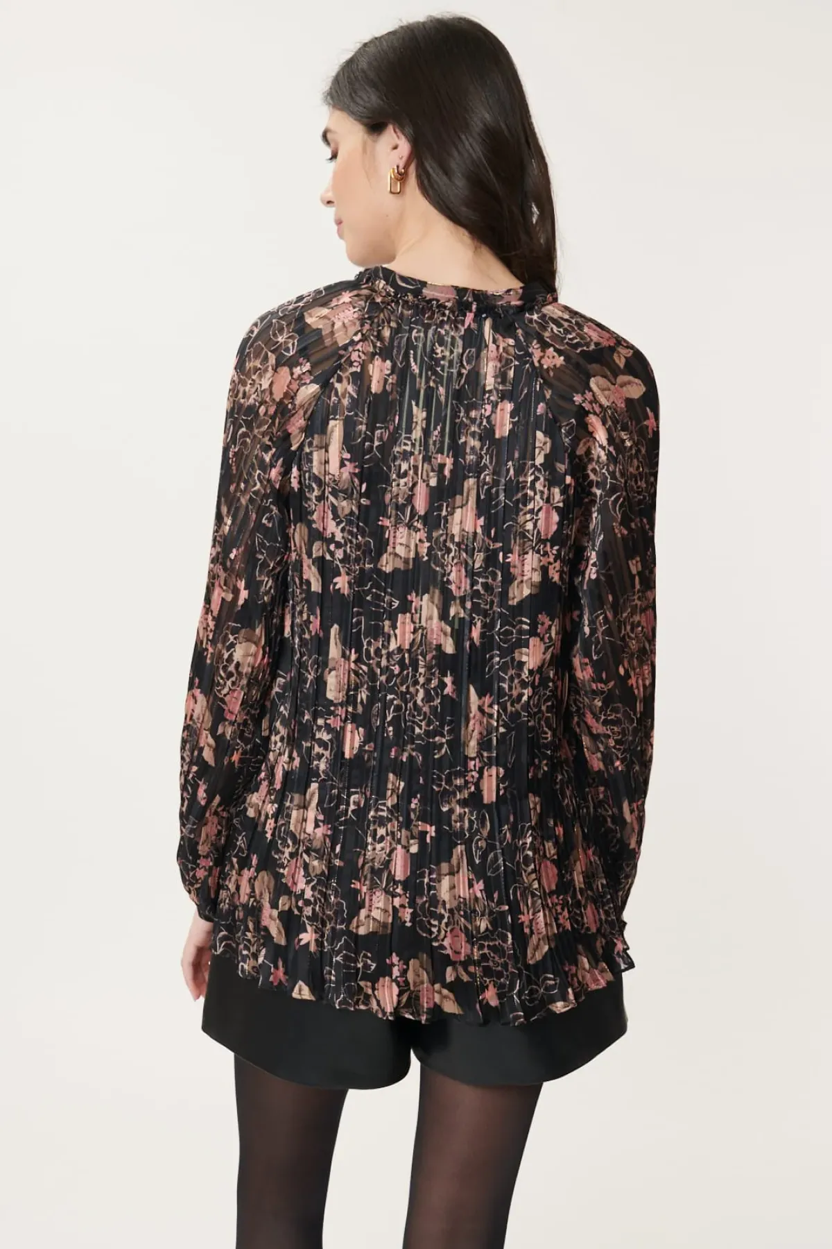 Online Chemise imprimée et lurex BERANGERE Les Blouses, Chemisiers & Tops