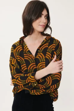 Best Sale Chemise imprimée géométrique BAXTER Les Blouses, Chemisiers & Tops