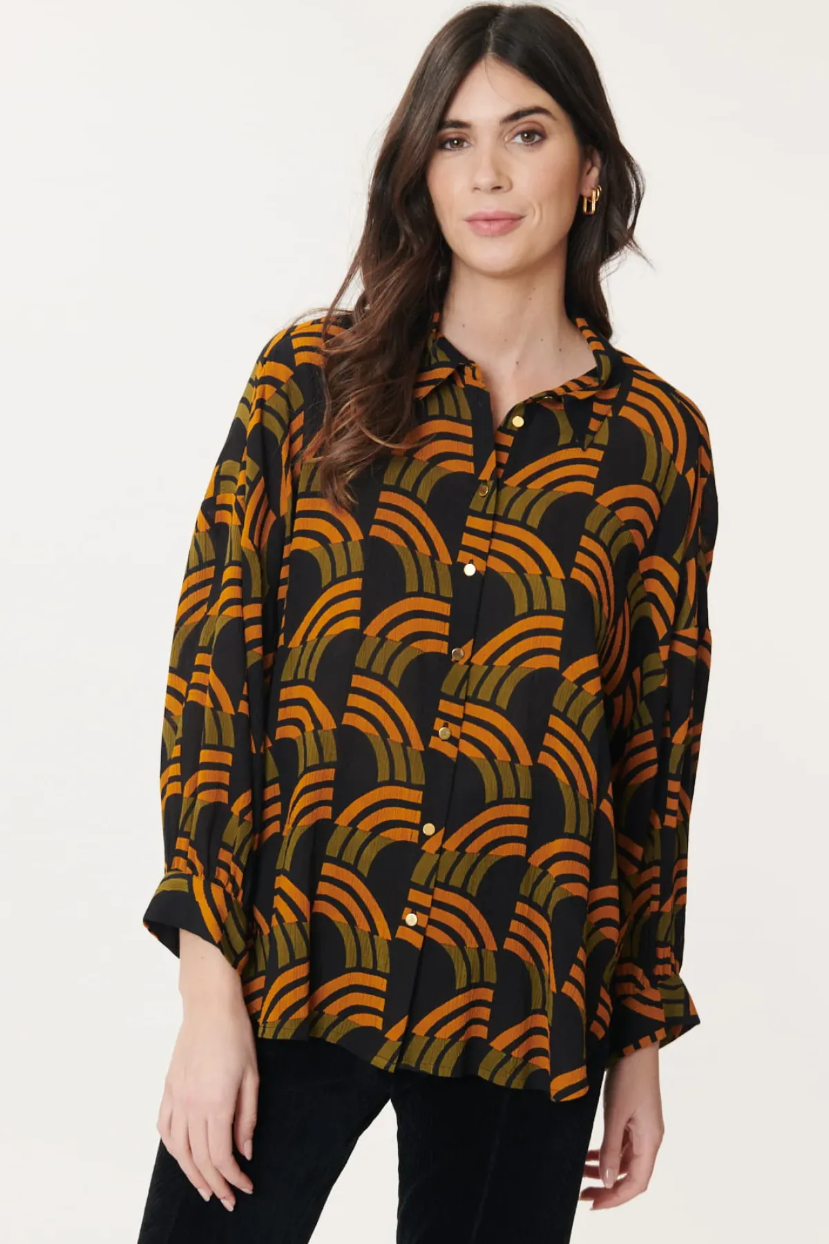 Best Sale Chemise imprimée géométrique BAXTER Les Blouses, Chemisiers & Tops