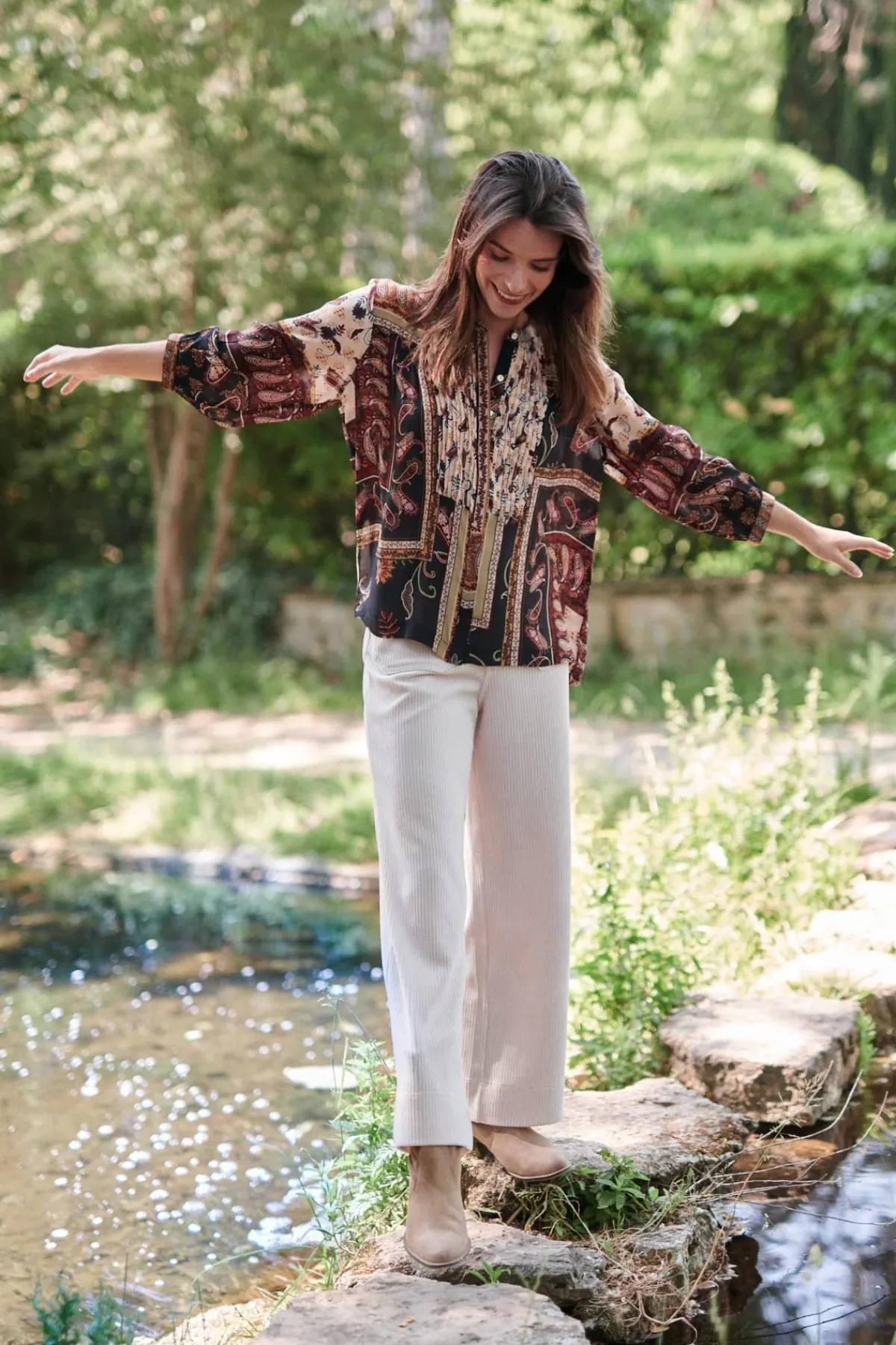 Online Chemise Paisley BABOU Les Blouses, Chemisiers & Tops