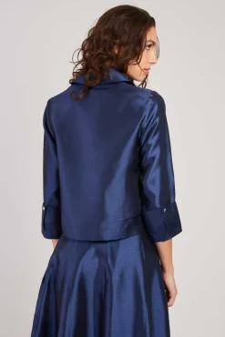 Online Chemise satinée manches 3/4 HANOVRE Les Blouses, Chemisiers & Tops