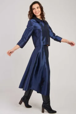 Online Chemise satinée manches 3/4 HANOVRE Les Blouses, Chemisiers & Tops