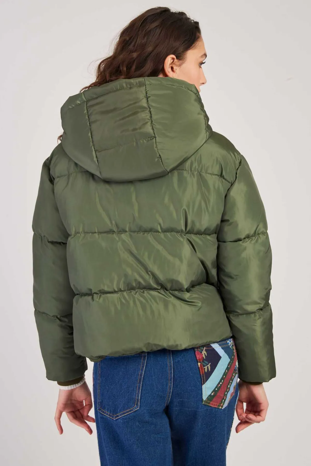 Sale Doudoune à capuche motif floral ELISA Les Manteaux, Vestes & Doudounes