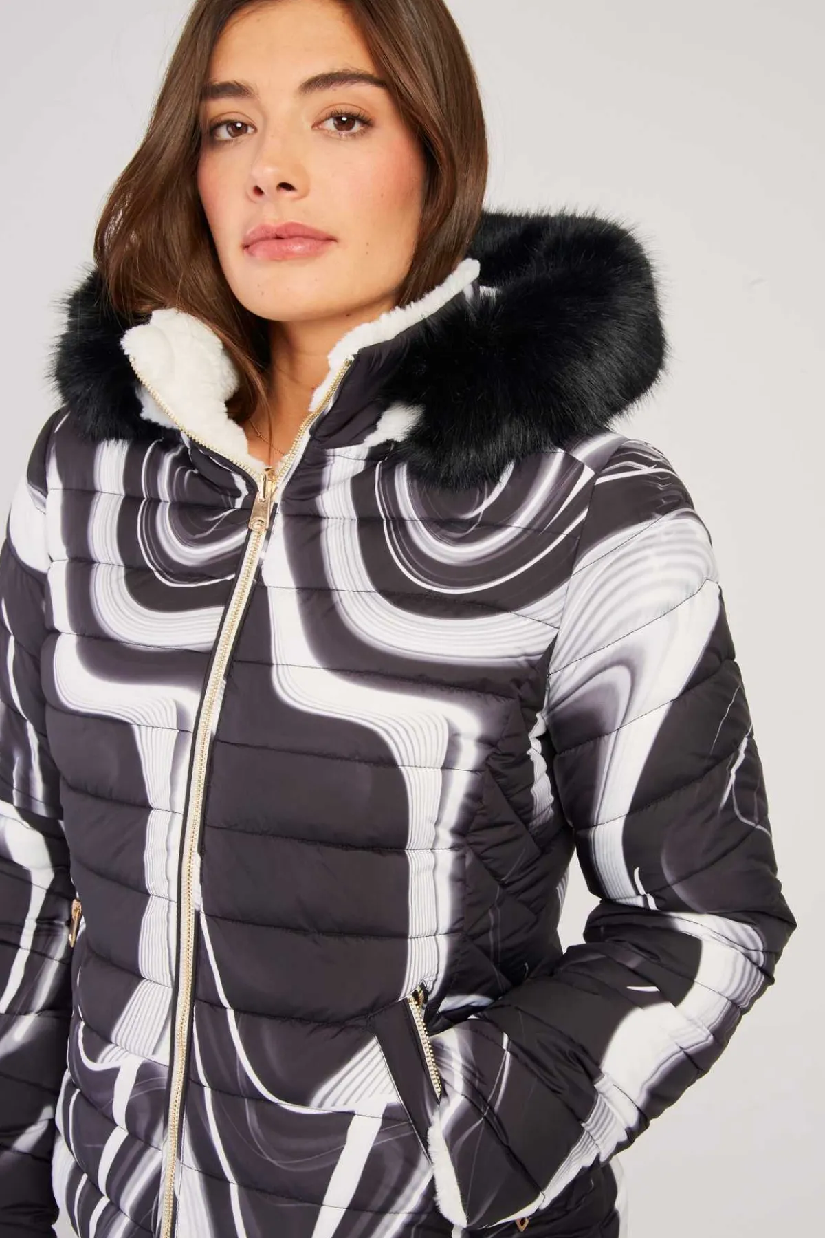 Online Doudoune à capuche reversible ELIANE Les Manteaux, Vestes & Doudounes