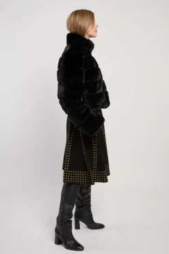 Sale Doudoune courte en fausse fourrure LAMAR Les Manteaux, Vestes & Doudounes