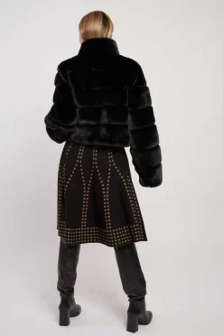 Sale Doudoune courte en fausse fourrure LAMAR Les Manteaux, Vestes & Doudounes