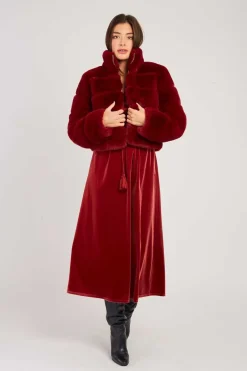 Sale Doudoune courte en fausse fourrure LAMAR Les Manteaux, Vestes & Doudounes