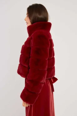 Sale Doudoune courte en fausse fourrure LAMAR Les Manteaux, Vestes & Doudounes