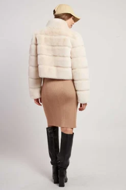 Sale Doudoune courte en fausse fourrure LAMAR Les Manteaux, Vestes & Doudounes