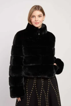 Sale Doudoune courte en fausse fourrure LAMAR Les Manteaux, Vestes & Doudounes